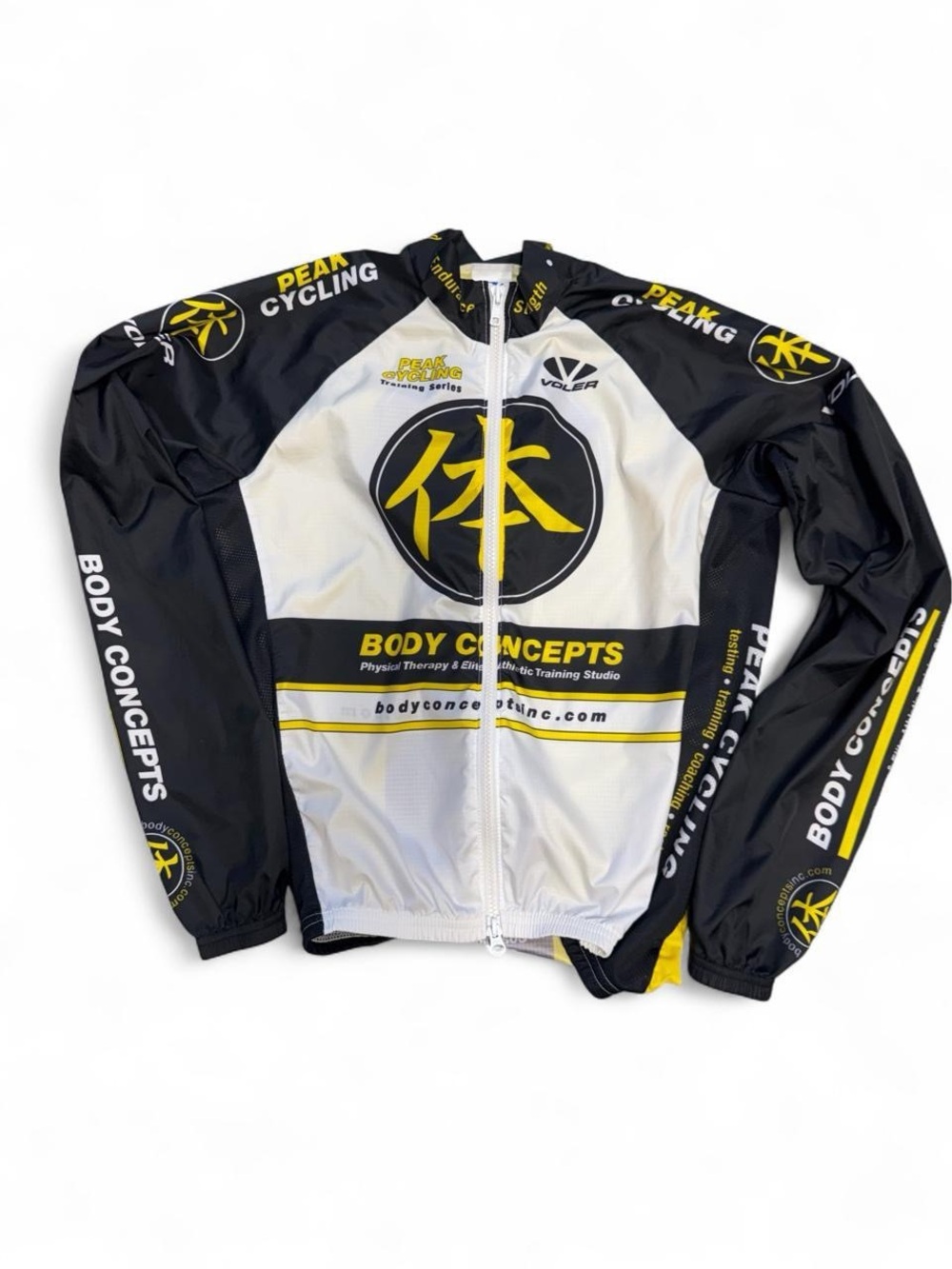 Voler Cycling Jacket full Zip Body Concepts Peak. Cycling Unisex XS G19